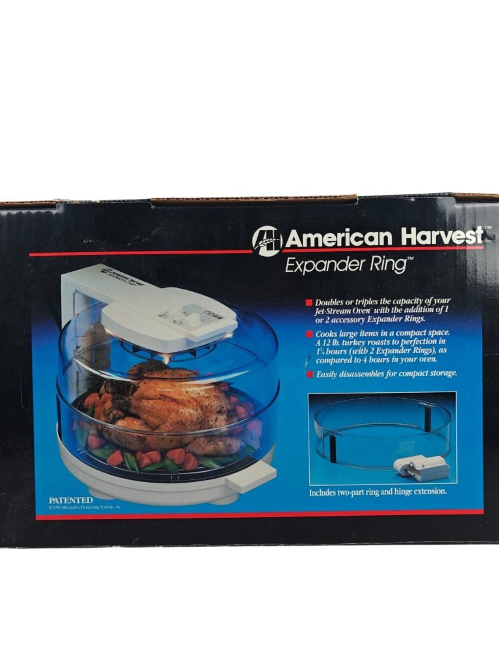 Vintage NESCO American Harvest Expander Ring 1996 Accessory Transparent NOS